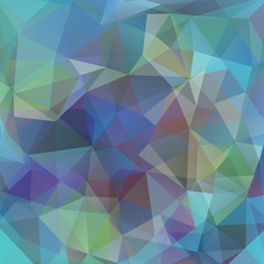 Abstract mosaic background. Triangle geometric backdrop. Vector