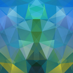 Fototapeta premium Background made of triangles. Square composition with geometric shapes