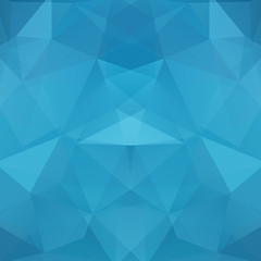 Obraz premium Abstract polygonal vector background. Blue geometric vector illustration
