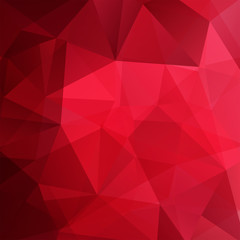 Polygonal red vector background. Can be used in cover design