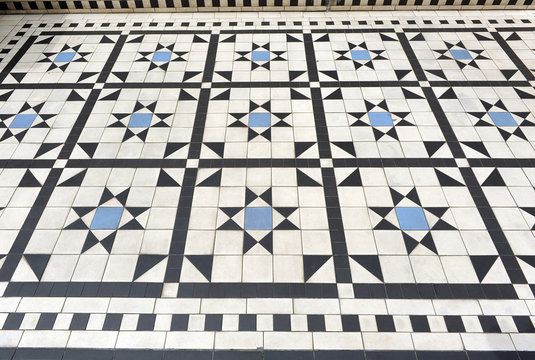 Mosaic on the street, London, United Kingdom 
