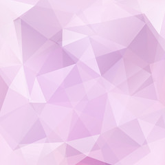 Abstract polygonal vector background. Pastel pink geometric vector
