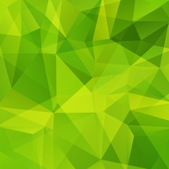 Obraz na płótnie Canvas Background of green geometric shapes. Vector EPS 10. Vector illustration
