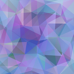 Abstract mosaic blue, pink background. Triangle geometric background. 