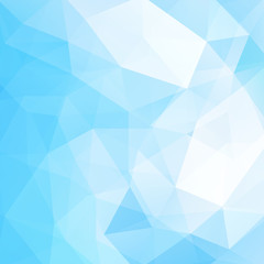 Abstract polygonal vector background. Blue geometric vector