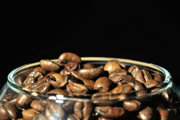 Coffee beans in a bowl