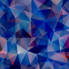 abstract background consisting of blue triangles