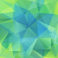 Background made of triangles. Square composition 