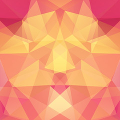 Abstract geometric style yellow background. Orange business Vector