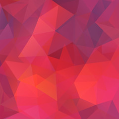 abstract background consisting of red, orange, purple triangles