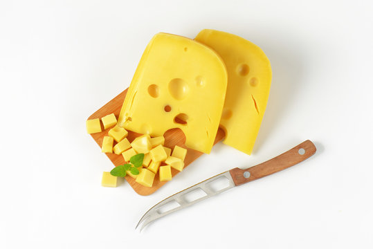 Wedges and cubes of Swiss cheese