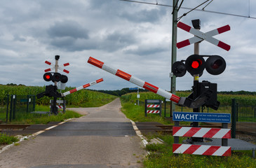 Fototapeta premium Rail track Netherlands