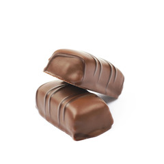 Chocolate confection candy isolated