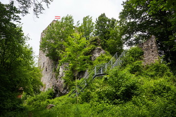 Ruins Haichenbach. Austria.