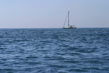 Obraz premium spanische Mittelmeerküste, Wellen und Strand