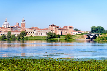 Medieval city of Mantua in Lombardy, Italy