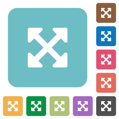 Obraz premium Flat resize full alt icons