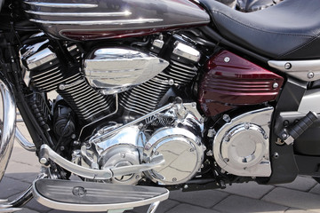 Motorbike close-up