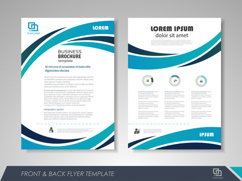 Business brochure cover design