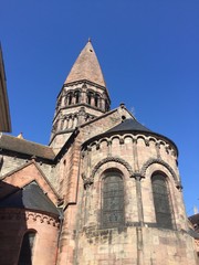 Fototapeta na wymiar Abside della cattedrale, Sélestat, Alsazia, Francia