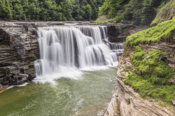 Fototapeta na wymiar Lower Falls of the Genesee River - New York