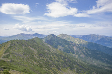 Majestic Siberian mountains Khamar-Daban.