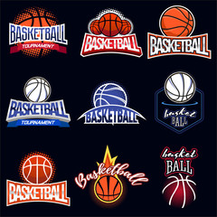 Basketball colour label