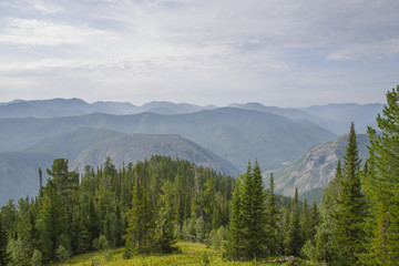 Majestic Siberian mountains Khamar-Daban.