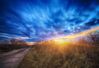 Long exposure work during sunsrise