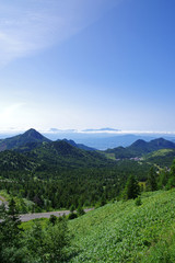 志賀高原　横手山からの眺め