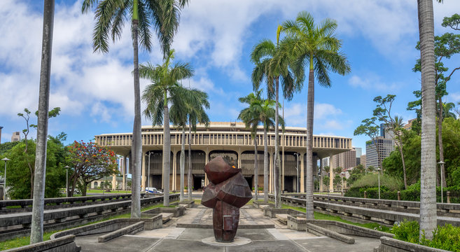 Hawaii State Legislature In Honolulu Hawaii. 