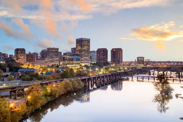 Fotobehang Downtown Richmond, Virginia skyline © f11photo