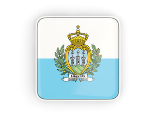 Flag of san marino, square icon