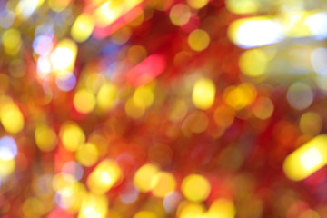Fototapeta premium Blurry focus lighting color effects defocused background