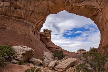 Broken Arch, Arches National Park, Utah, USA