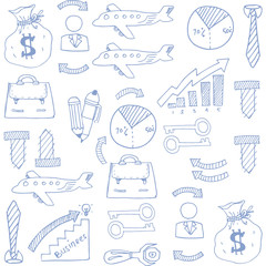 Doodle of business element image