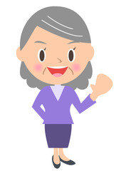 元気なおばあさん