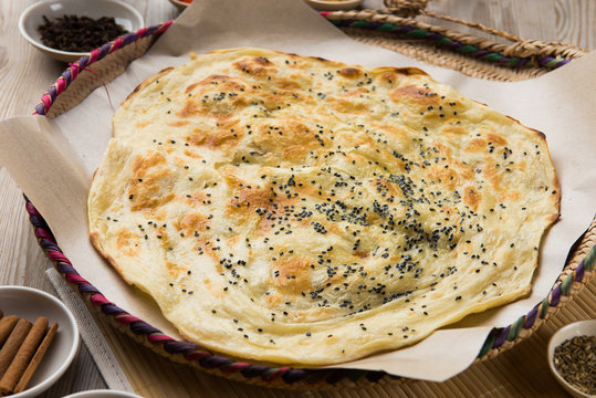 Malawah or Malawach traditional yemeni bread
