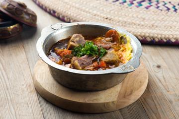 Lamb Saltah, popular arab food