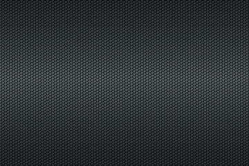 Black honeycomb Carbon fiber background, black texture