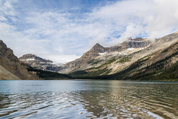 Naklejka na ściany i meble Morning calm Bow Lake, Banff National Park, ALberta, Canada