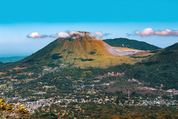 Fototapeta premium Mahawu volcano, Sulawesi, Indonesia