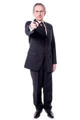 Obraz premium Business professional pointing towards camera