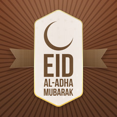 Eid al-Adha Mubarak festive Badge