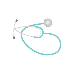 medical icon stethoscope on white background