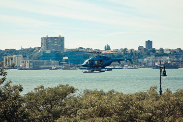 Manhattan helicopter, New York City