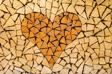 Herz aus Holz