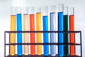 science laboratory test tubes