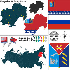 Fototapeta premium Magadan Oblast, Russia