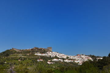 Fototapeta na wymiar Walls of Castle of Marvao, Alentejo region, Portugal